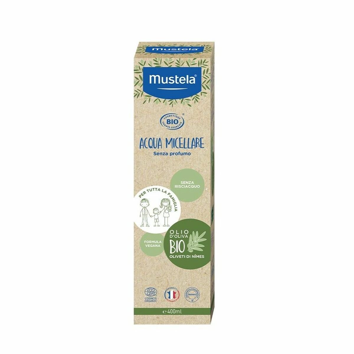 Agua Micelar Mustela Bebé Bio 400 ml - Tuparafarma