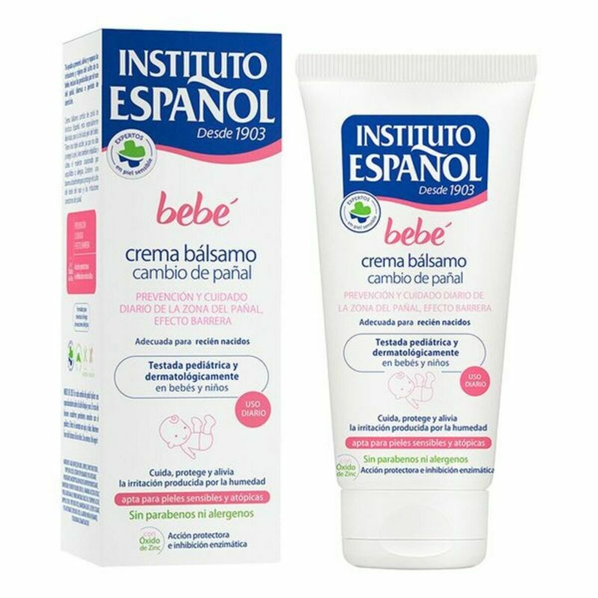 Crema Cuidado Diario de la Zona del Pañal Instituto Español Bebe 150 ml - Tuparafarma