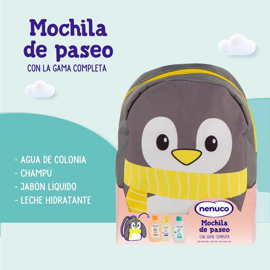 Set de higiene Nenuco MOCHILA PINGÜINO 4 Piezas - Tuparafarma