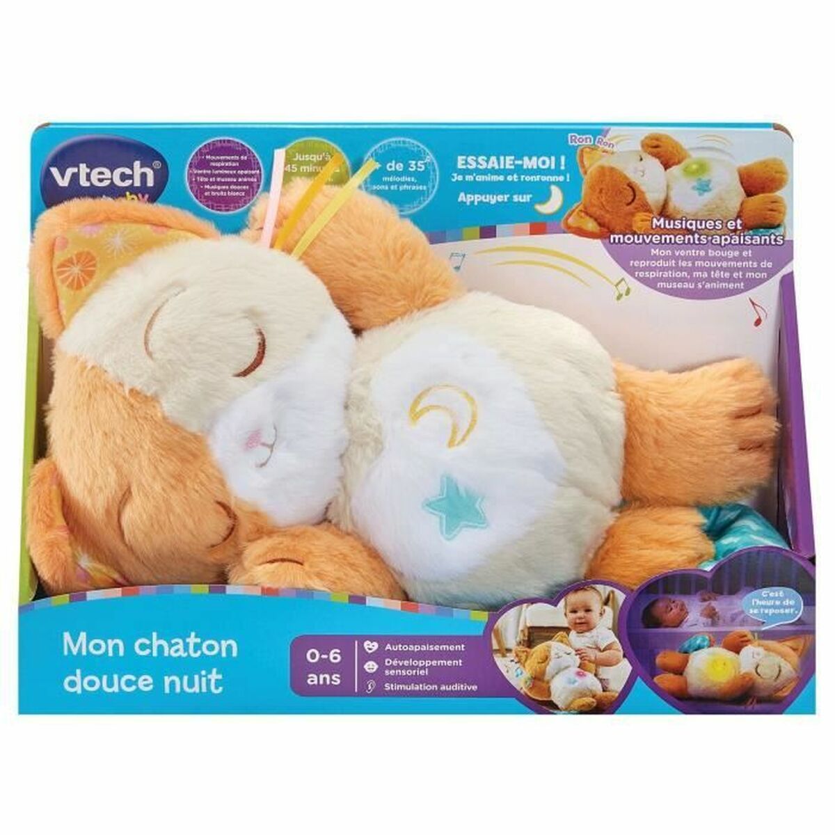 Juguete Musical Vtech Baby My Kitten Sweet Night 36 x 25 x 14 cm - Tuparafarma