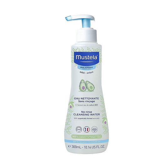 Agua Limpiadora sin Aclarado para Bebé Mustela 3504105028497 300 ml Aguacate - Tuparafarma