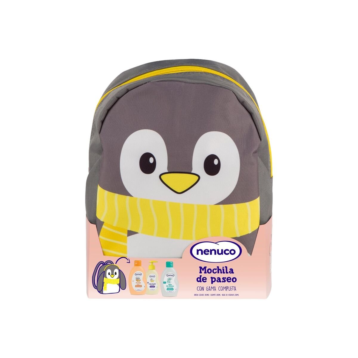 Set de higiene Nenuco MOCHILA PINGÜINO 4 Piezas - Tuparafarma