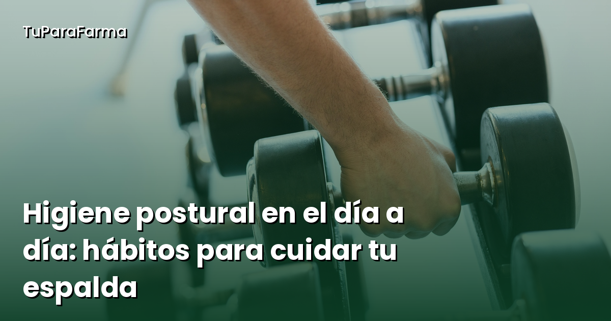 Higiene postural en el día a día: hábitos sencillos para cuidar tu espalda