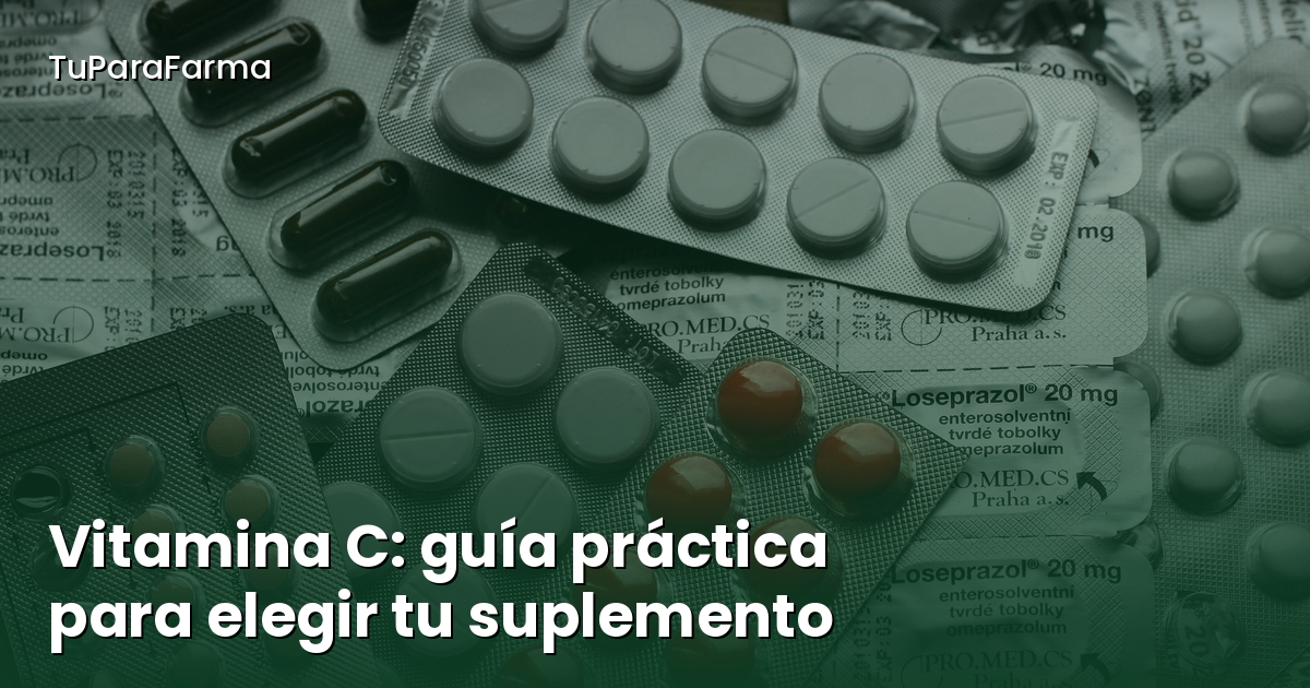 Vitamina C: guía práctica para elegir el suplemento que mejor se adapta a ti